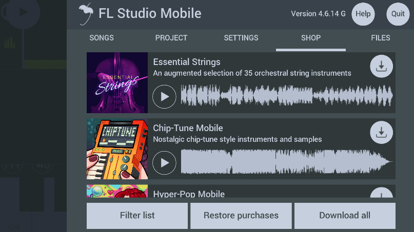 fl studio mobileֻ 4.6.14׿ͼ1