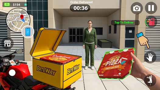 ģϷ(Delivery Rider Life Simulator) 1.3׿ͼ1