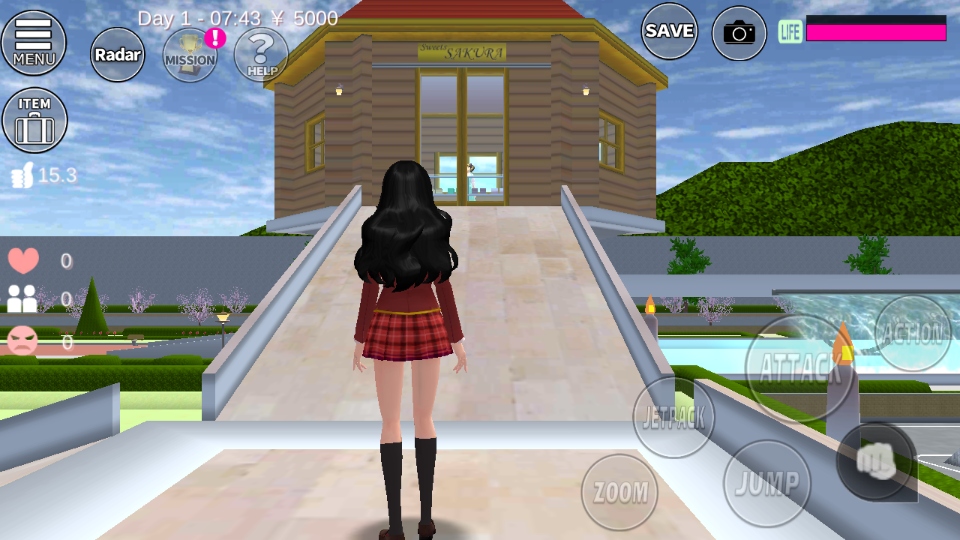 樱花校园模拟器最新版本(SAKURA SchoolSimulator)截图1