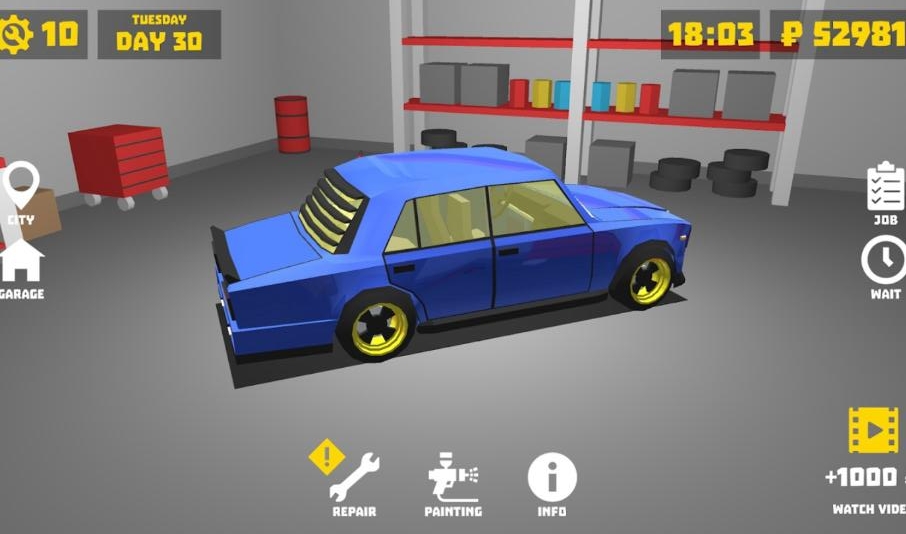 复古车库无限金币中文版 复古车库无限金币中文版