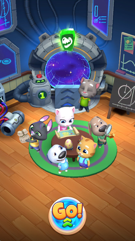 ķèʱ°汾(Talking Tom Time Rush)ͼ0