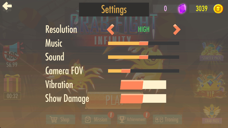 ֩뼤⽣(Crab Fight Infinity) 1.35׿ͼ2