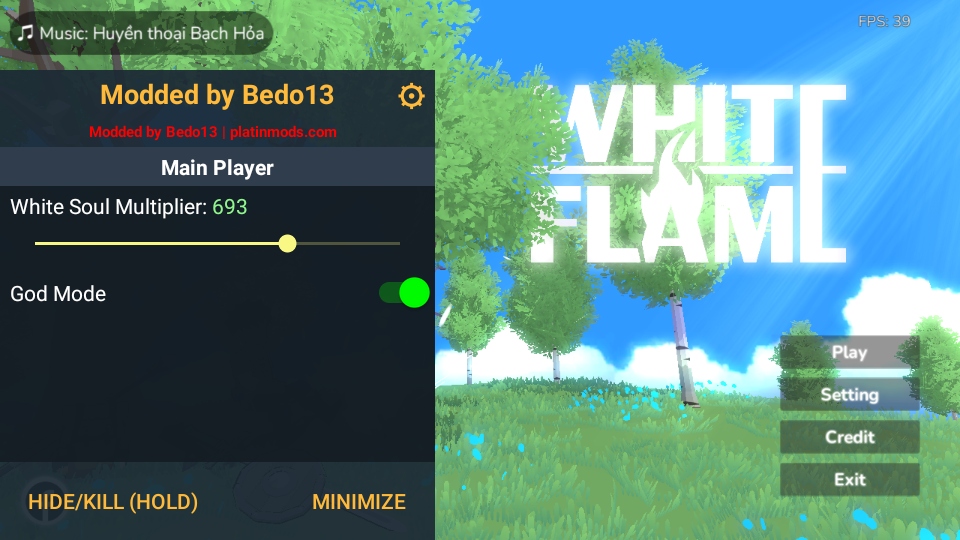 白色火焰猎人内置菜单最新版 白色火焰猎人内置菜单最新版