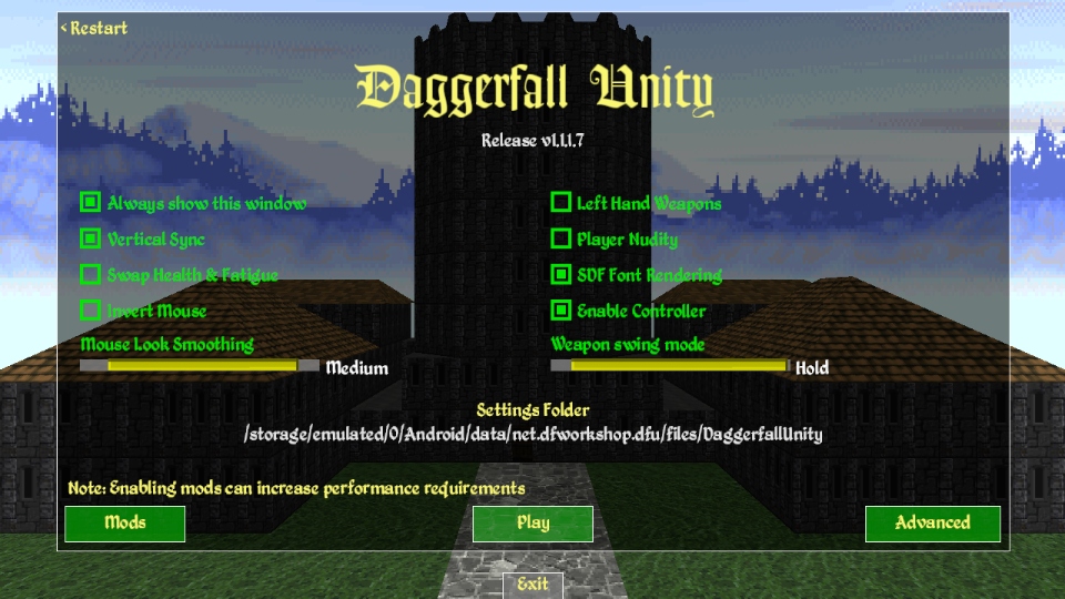 �Ϲž���2ذ�����ֻ���(Daggerfall Unity)��ͼ1