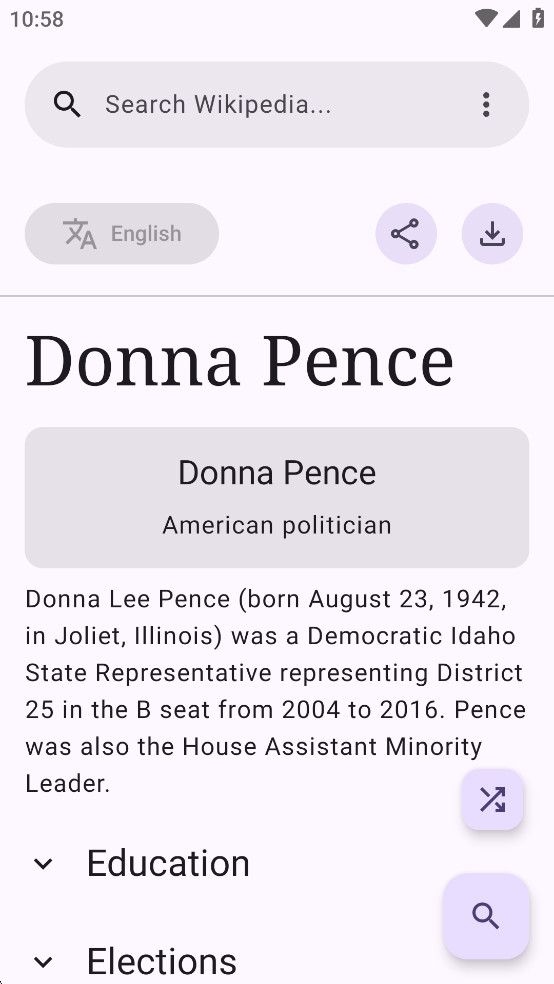 WikiReader app截图2