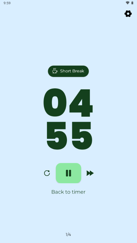 Fomodoro app 1.14 �ֻ����ͼ1