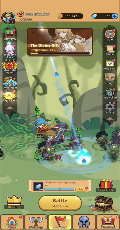 ����Ӣ����Ϸ(Legend hero : Idle RPG Games)