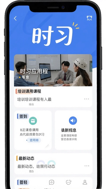 ʱϰӦ����ҳ���棬չ����ѵ�γ̡�ǩ�������¶�̬��ͻ����ʱϰ��Ʒ������