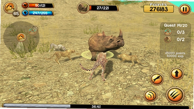 Wild Cheetah Simulator Game 3d�Ա�ģ����3DԤ��ͼ